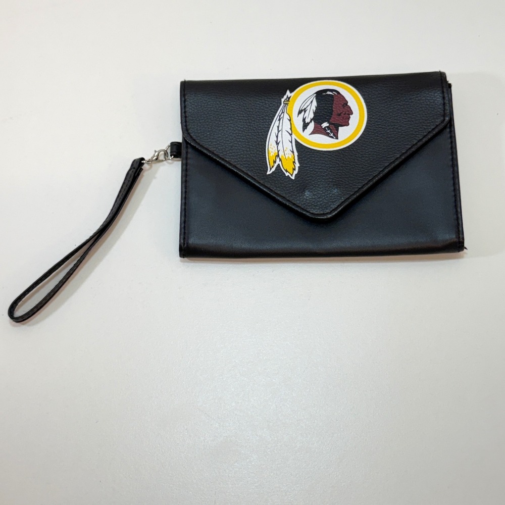The Northwest Company Wristlet Clutch Women Small Black Washington Redskins NFL